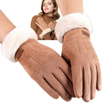 Dámské zimní rukavice, hřejivé, měkké na dotek