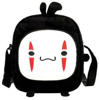 Malá kabelka Face Anime Messenger Bag Plátěný cosplay