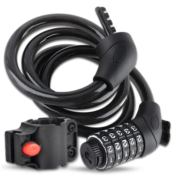 Zámek na kolo s kódovou ochranou kabelu PADLOCK