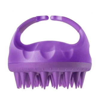 Kartáč na vlasovou pokožku na mytí masážního silikonového hřebenu
