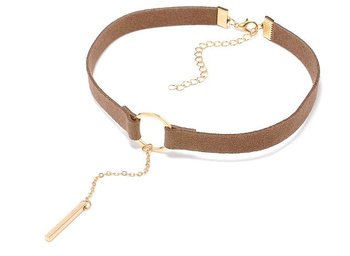 Módní dámské řemínkové náhrdelníky