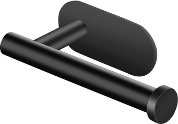 Samolepící černý nástěnný držák na loft toaletní papír