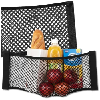 Síť do kufru auta 40x25cm elastická se suchým zipem