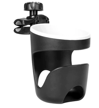 Držák na lahev, láhev, kelímek do kočárku za kolo