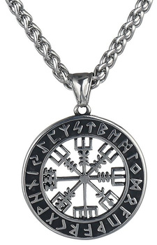 Vegvisir pánský náhrdelník Nordic medailon