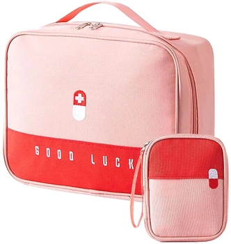 Lékárnička, 2 ks, sada léků, cestovní lékařský organizér