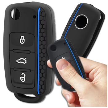 Silikonové pouzdro na klíč POUZDRO Volkswagen Golf Polo Bora Škoda