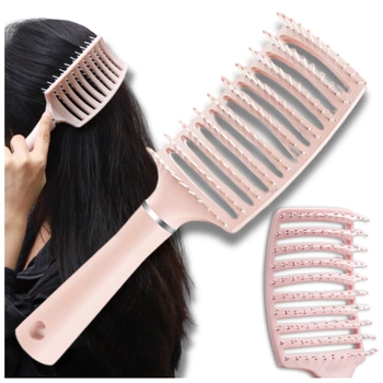 Relaxační masážní a stylingový kartáč s ventilací