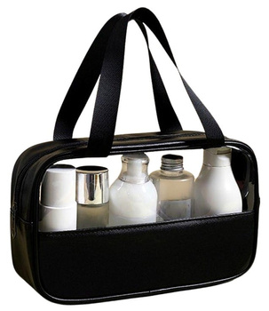 Velké voděodolné průhledné cestovní pouzdro