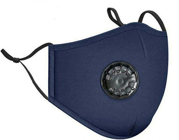 Námořnická modrá bavlněná maska ​​pro děti