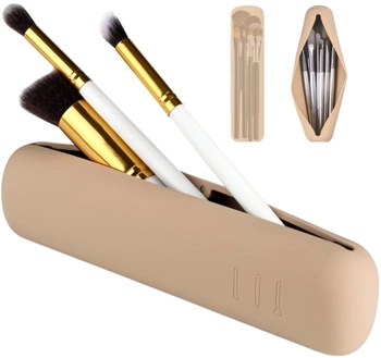 Silikonové pouzdro, cestovní organizér na štětce