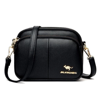 Kožená taška přes rameno, dámská taška z ekokůže, malá