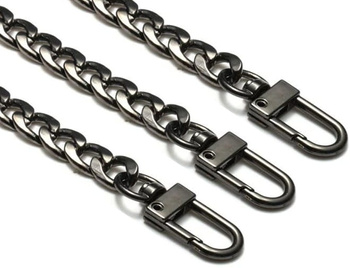 Popruh na kabelku, dlouhý kovový řetízek